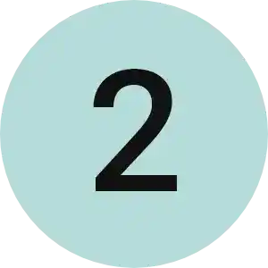 Icono de UPS paso 2 verde azulado